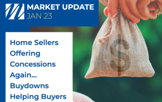 Home Sellers Offering Concessions Again…Buydowns Helping Buyers